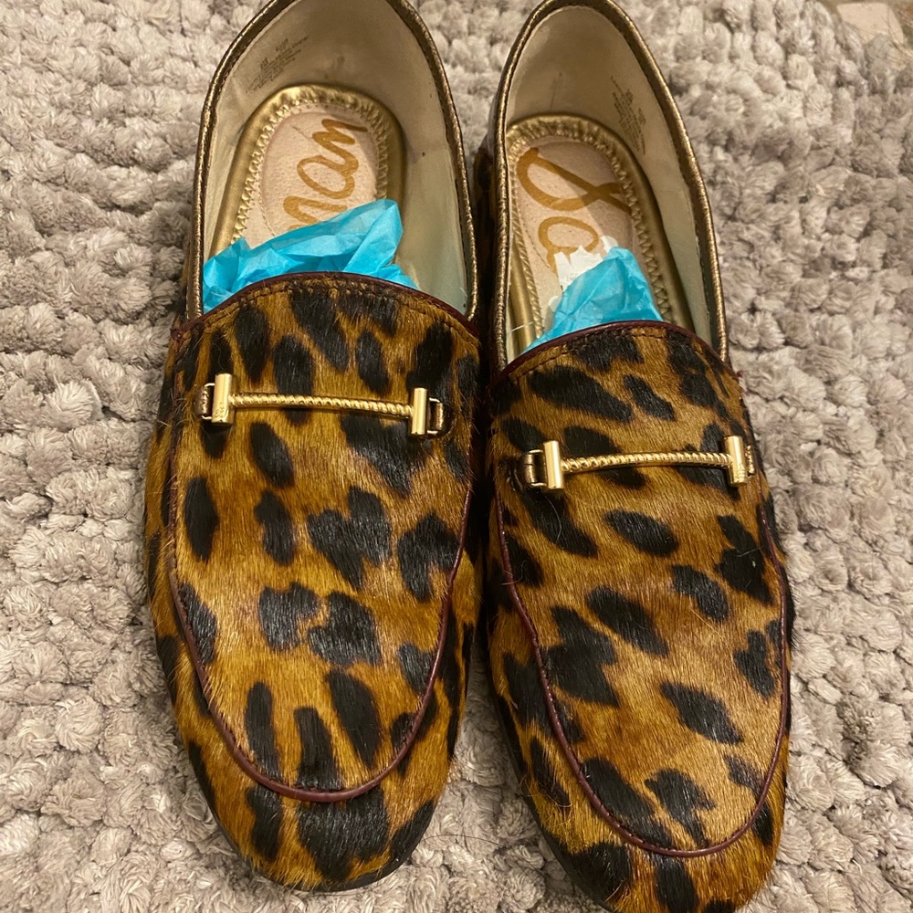 Sam Edelman Leopard Print Loafers